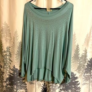 Butter soft light teal shirt